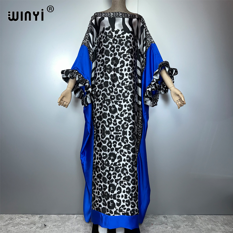 Summer Evenings Clothing - WINYI été imprimé léopard robe de