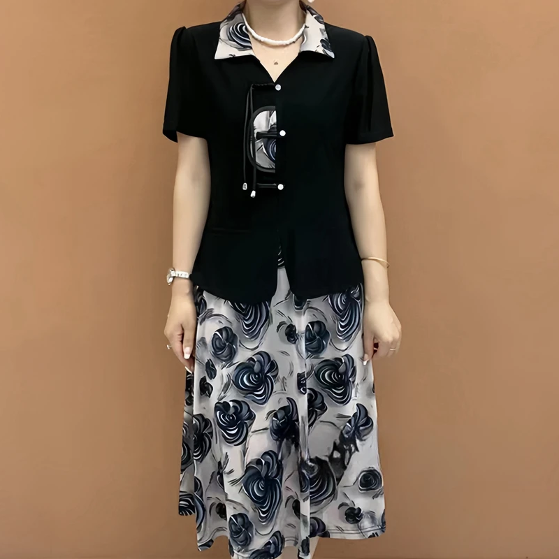 Summer Clothing Over 60 - Nouvelle Robe d'été tendance style chinois