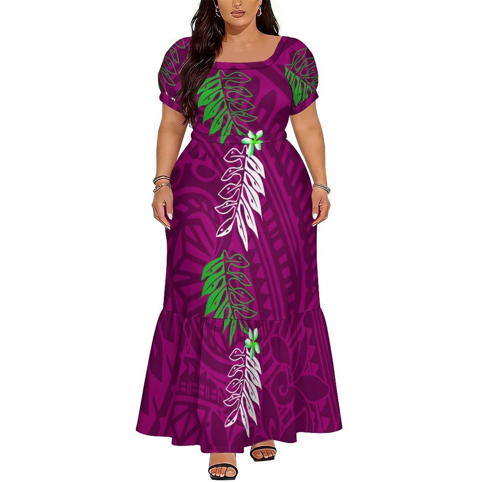 Summer Evenings Clothing - Robe longue polynésienne, Samoa, Tonga, Fidji,