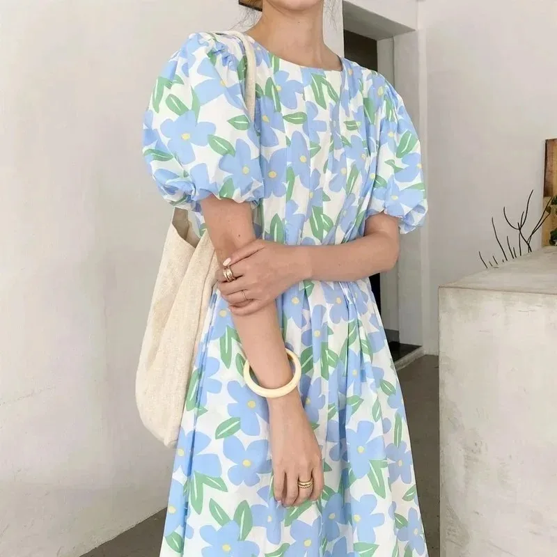 Sundress Midi Floral - Robes longues à imprimé floral pour