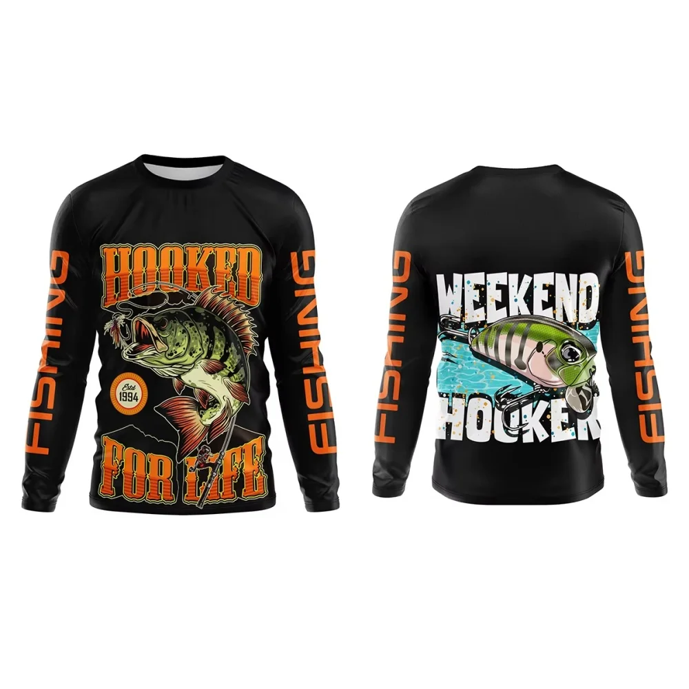 Summer Outdoor Clothing - T-shirt de pêche à manches longues