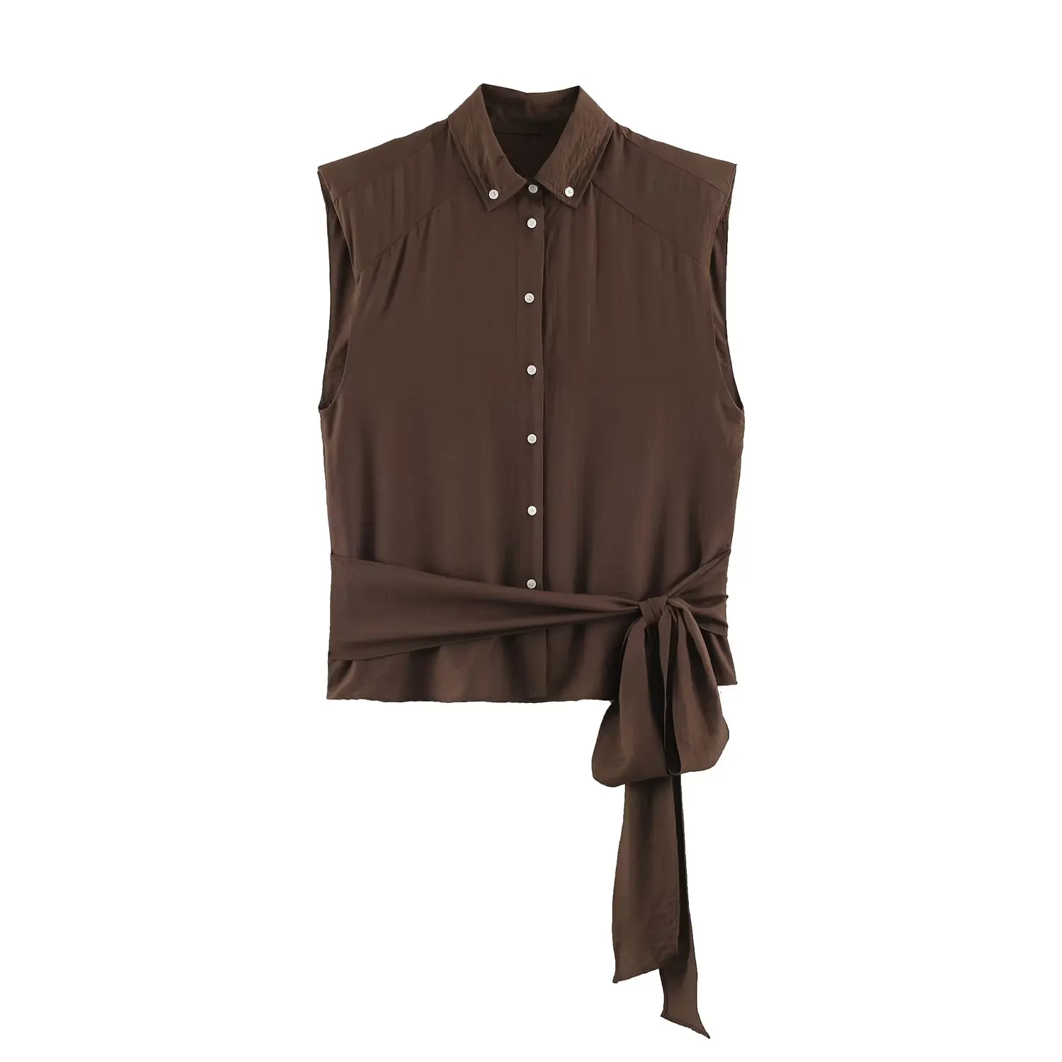 Crop Blouse Linen - Nouvelle chemise en lin décontractée pour