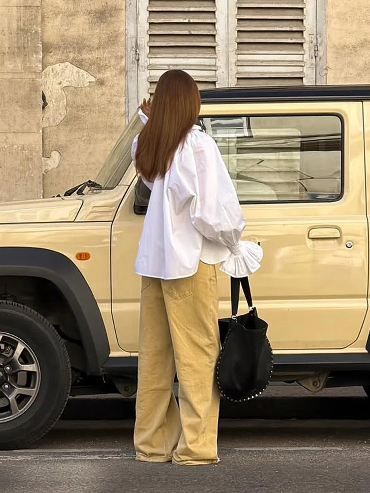 Chemisier blanc pour femme à c - Tie Front Shirt avis et prix