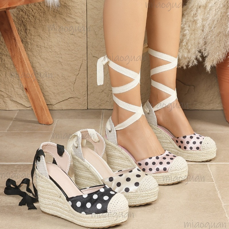 Nouvelles sandales compensées  - Espadrille Sandal Women avis et prix