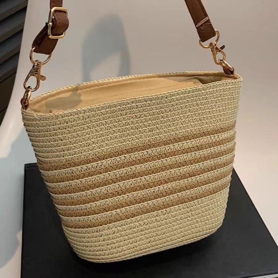 Sac de plage en paille tressé  - Beach Bag Straw avis et prix