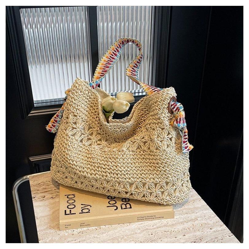 Sac de plage en paille tressé  - Beach Bag Straw avis et prix