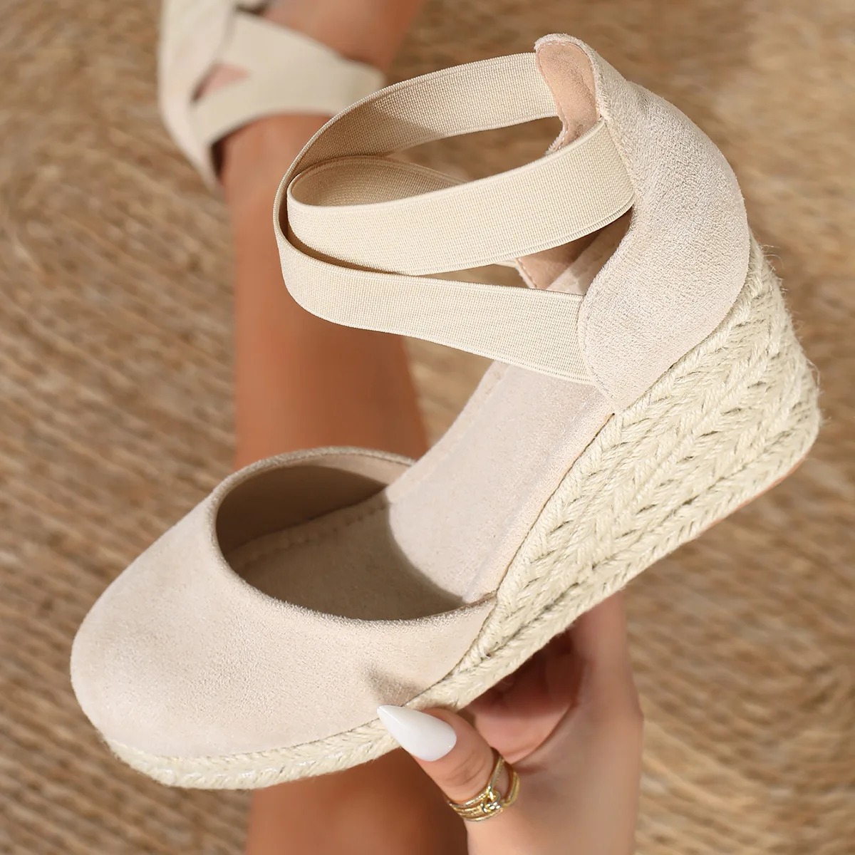 Sandales compensées espadrille - Espadrille Sandal Women avis et prix