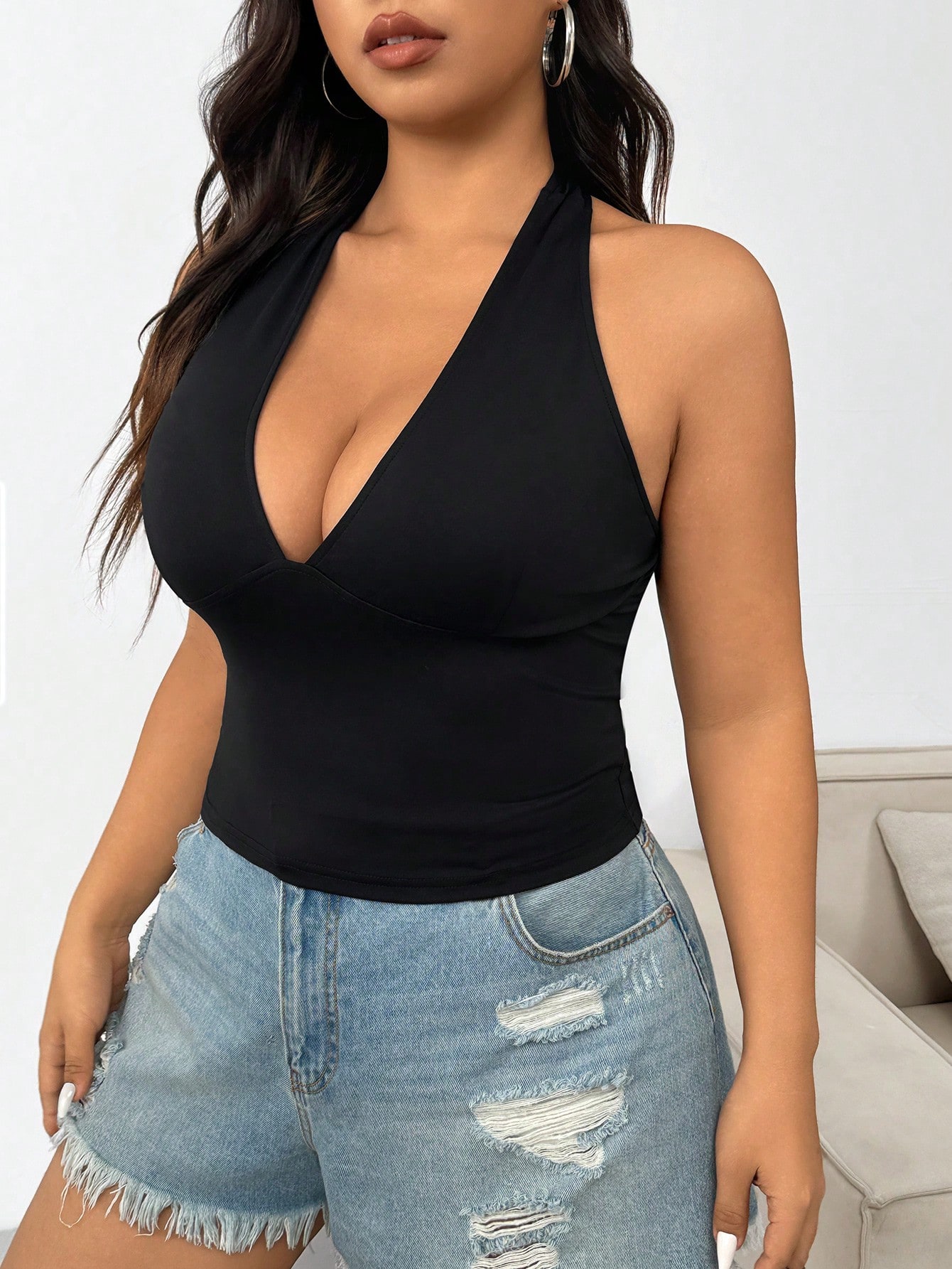 Nouveau Top Halter Sexy et Pol - Summer Clothing Plus avis et prix