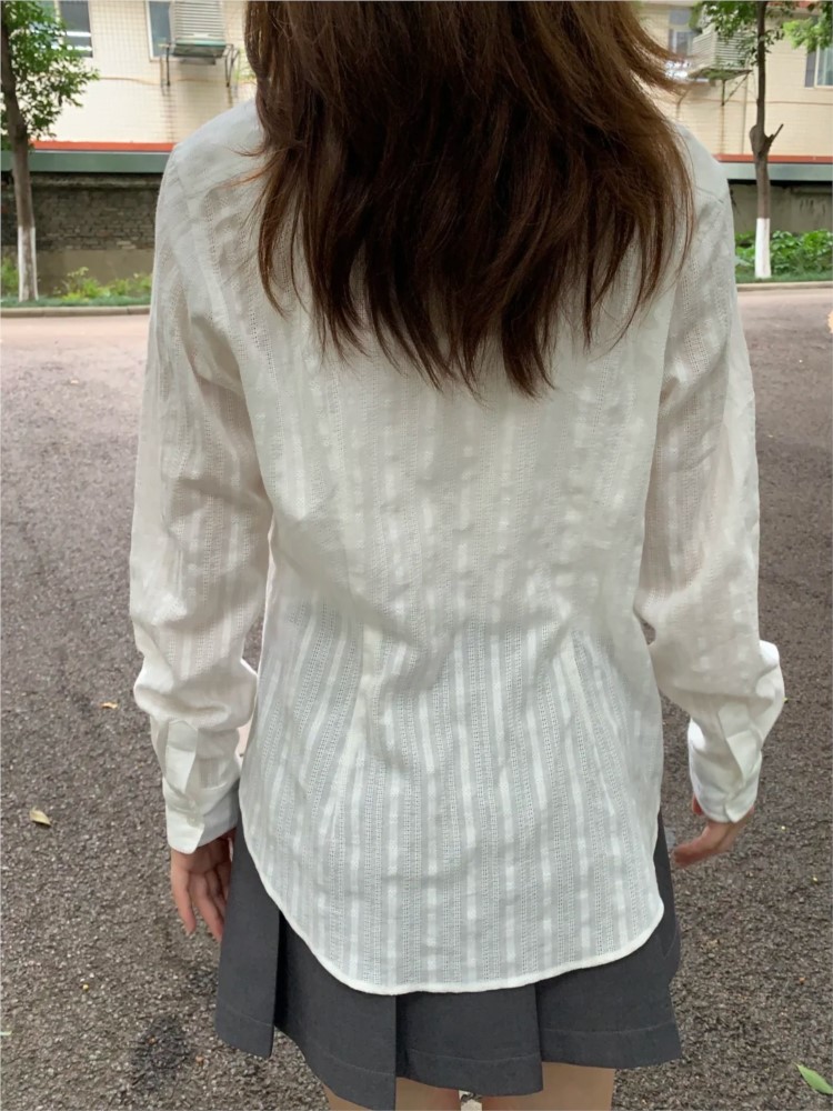 Chemisier blanc en lin et coto - Crop Blouse Linen avis et prix