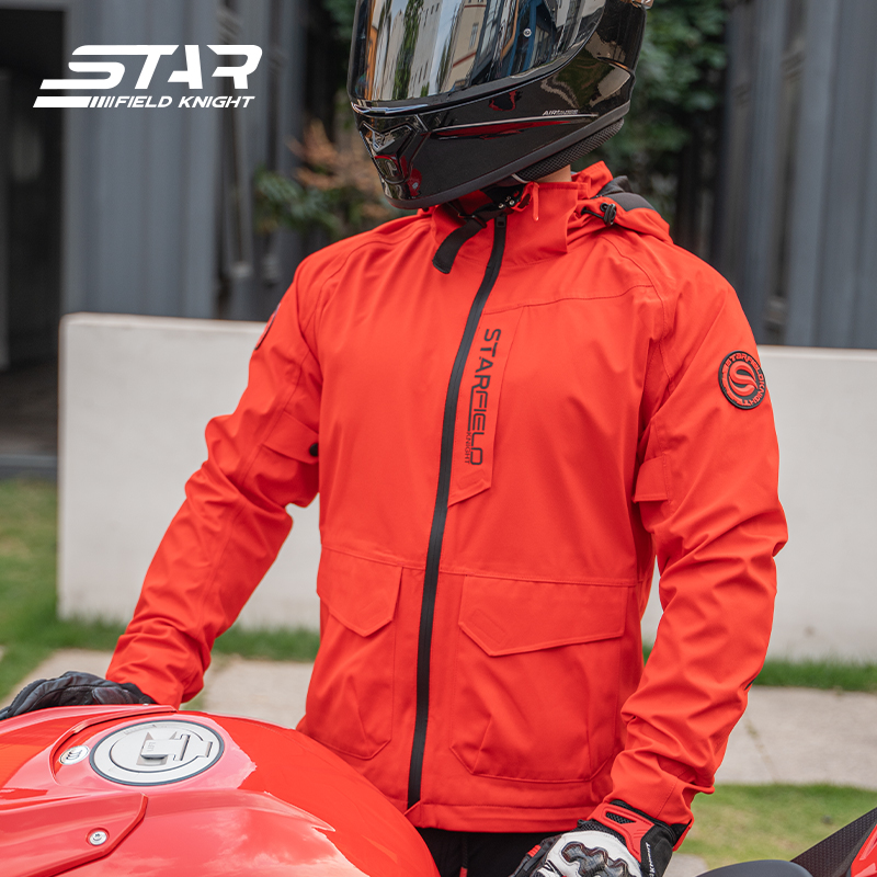 Veste de moto SFK Orange pour  - Summer Knights Clothing avis et prix