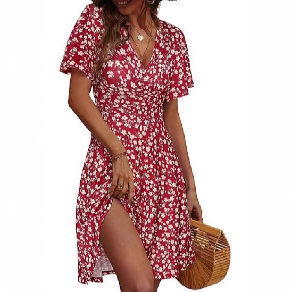 Robe décontractée à imprimé fl - Sundress Midi Floral avis et prix