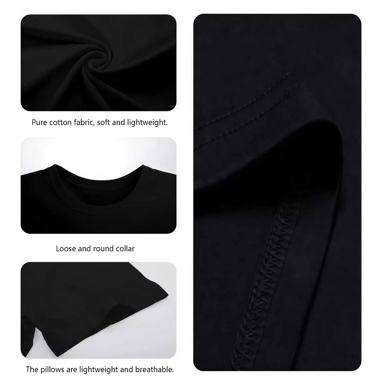 1 t-shirt noir imprimé rétro s - Summer Clothing Plus avis et prix