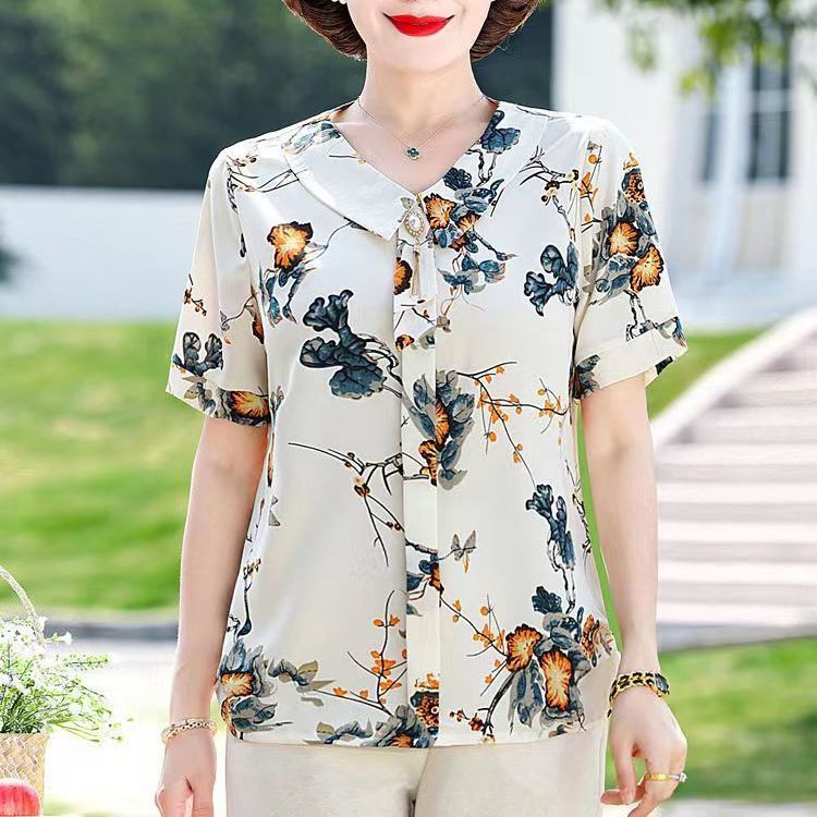 Haut en mousseline à manches c - Summer Clothing Over 60 avis et prix