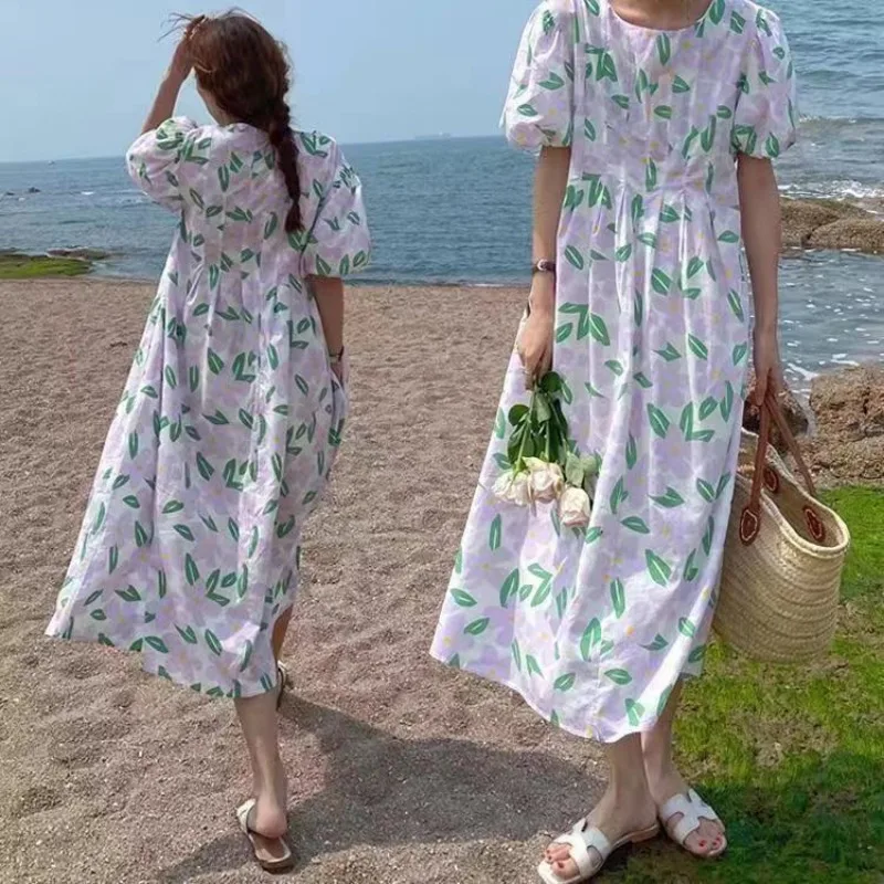 Robes longues à imprimé floral - Sundress Midi Floral avis et prix