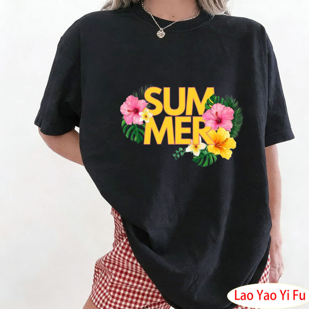 T-shirt floral tropical d'été, - Summer Clothing Resort avis et prix