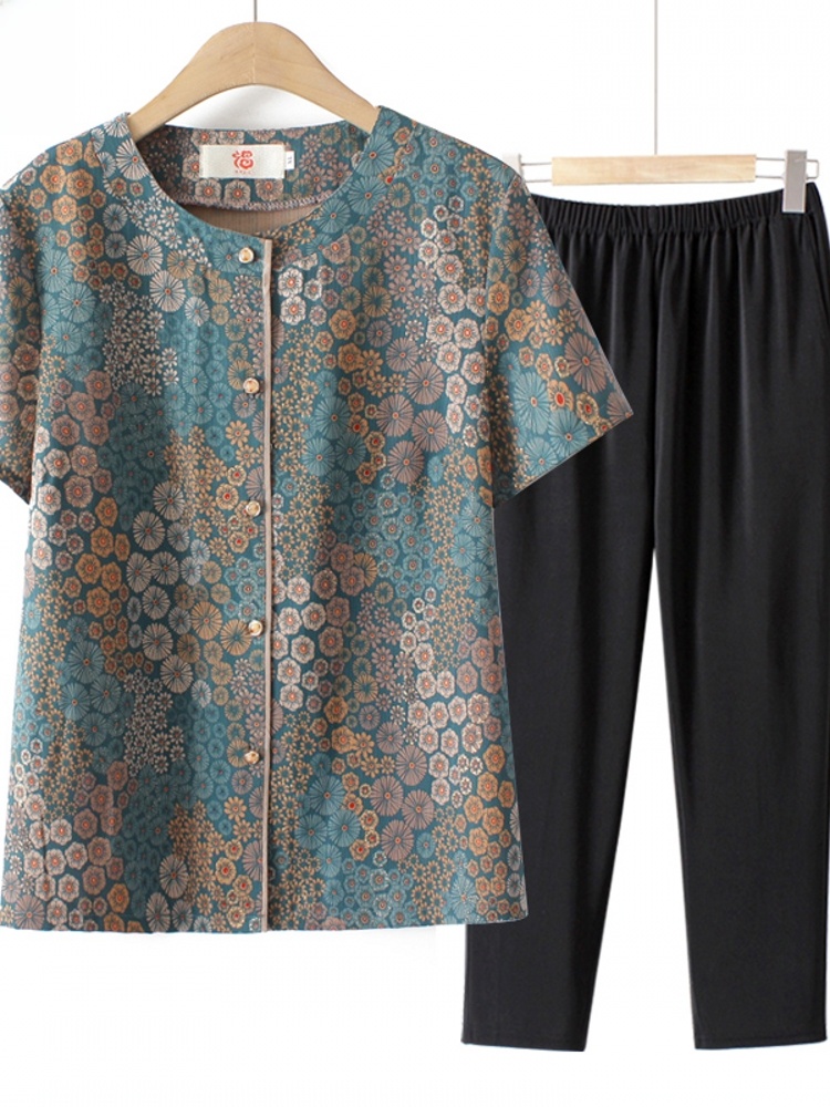 Ensemble deux pièces à manches - Summer Clothing Over 60 avis et prix