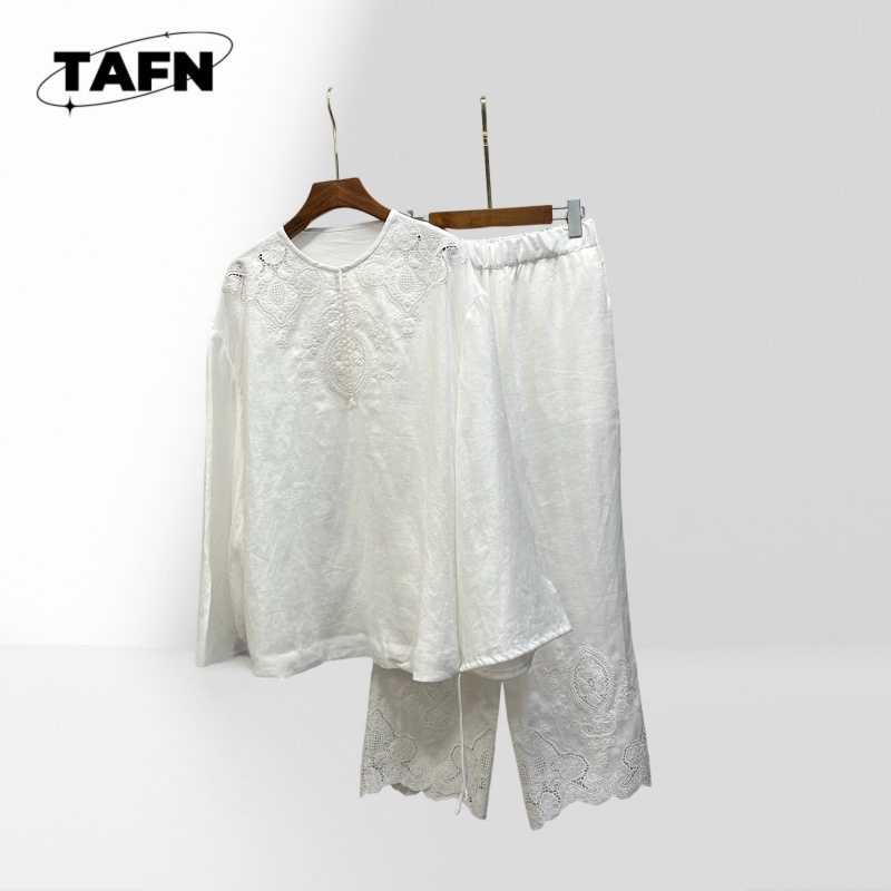 Ensemble deux pièces en lin mé - Crop Blouse Linen avis et prix