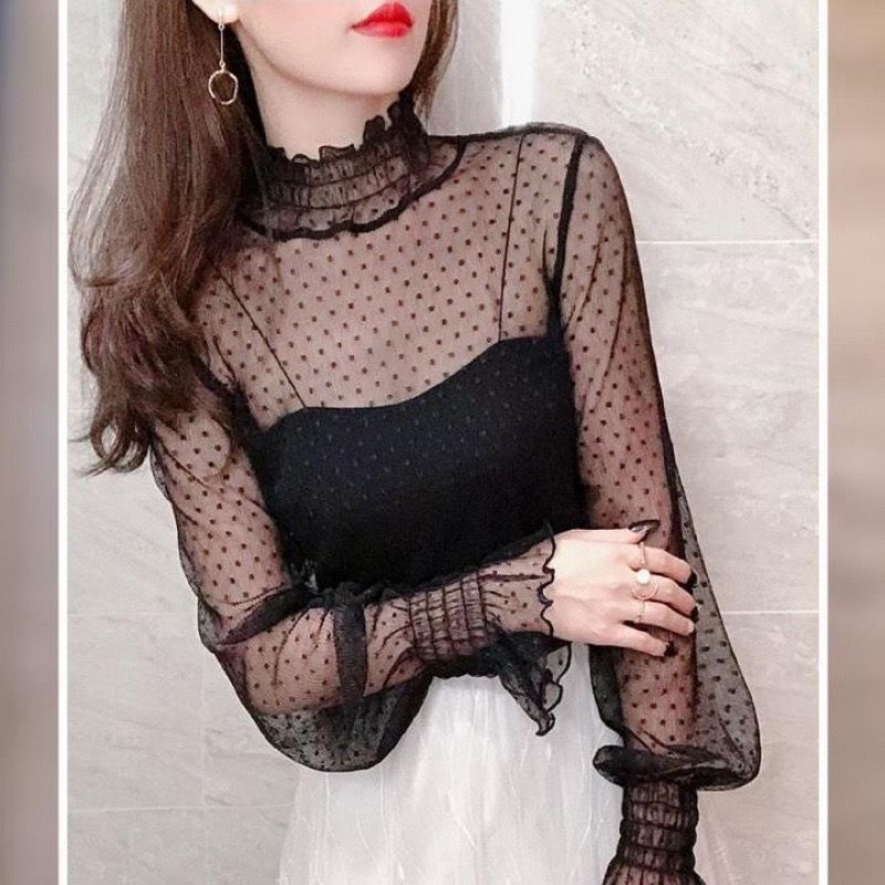 Chemise en dentelle noire fine - Summer Evenings Clothing avis et prix
