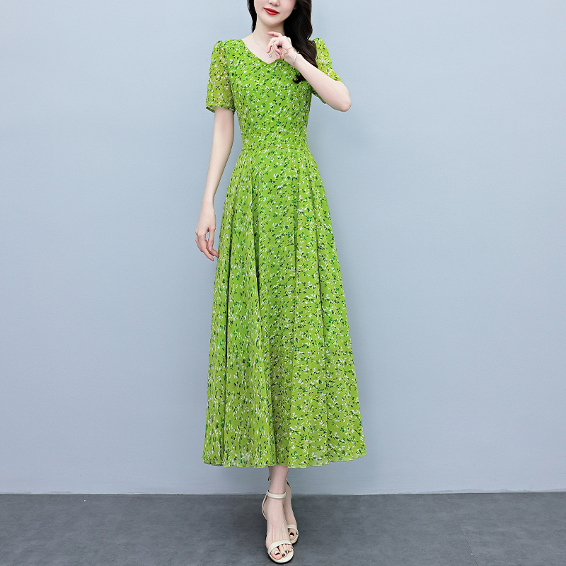 Robe Midi Bohème Chic à Manche - Sundress Midi Floral avis et prix