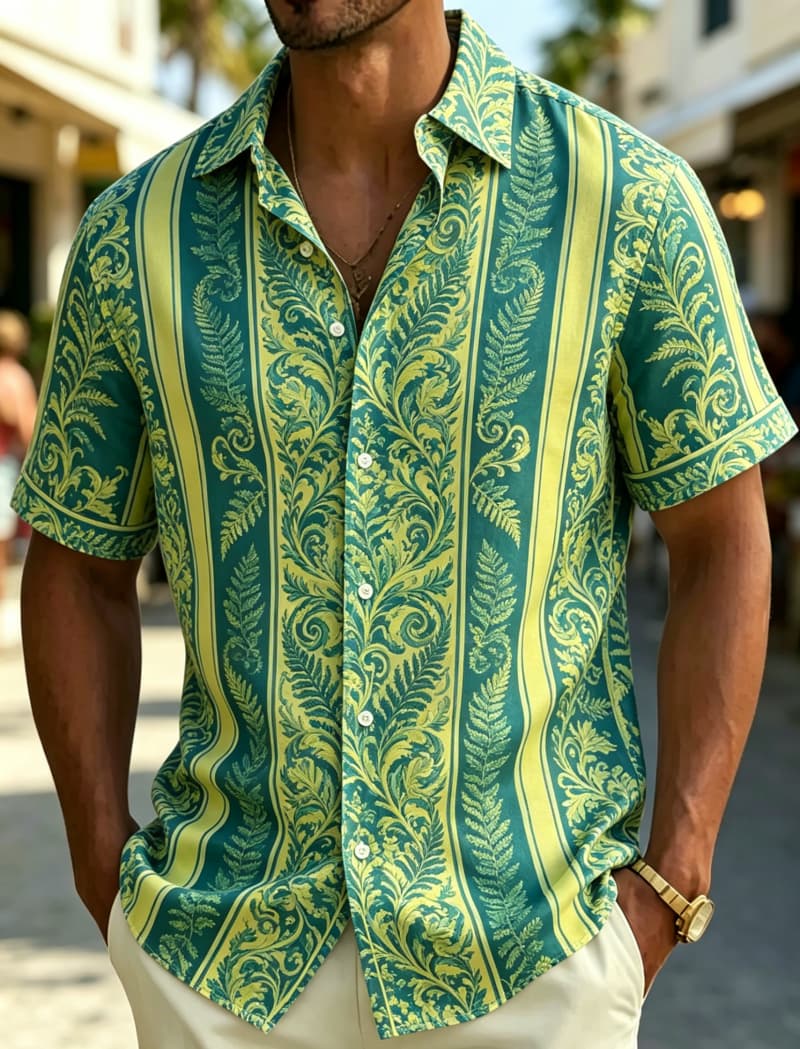 Chemise à manches courtes pour - Summer Clothing Resort avis et prix