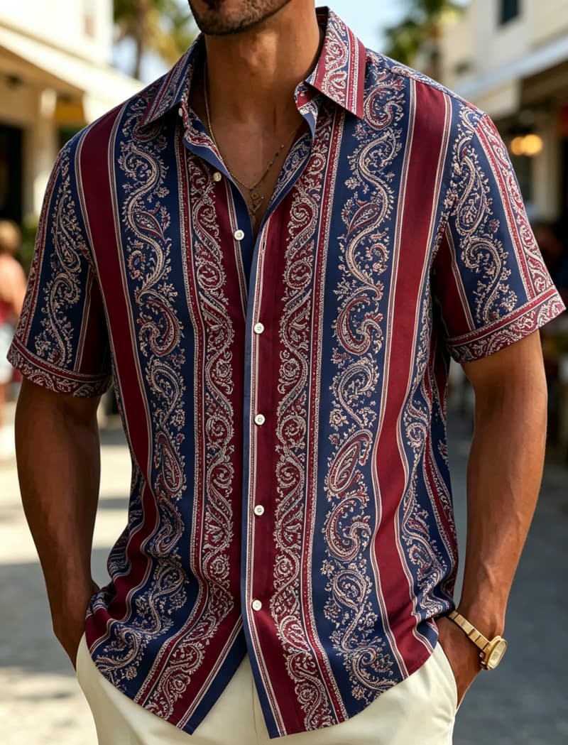 Chemise à manches courtes pour - Summer Clothing Resort avis et prix