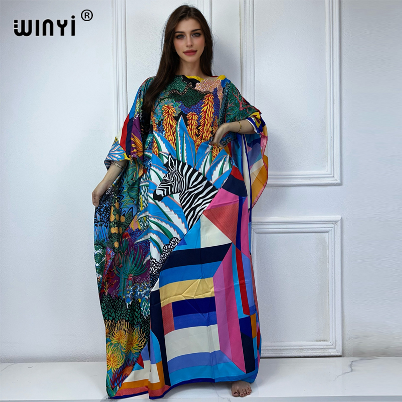 WINYI Nouveau Kaftan Imprimé d - Summer Evenings Clothing avis et prix