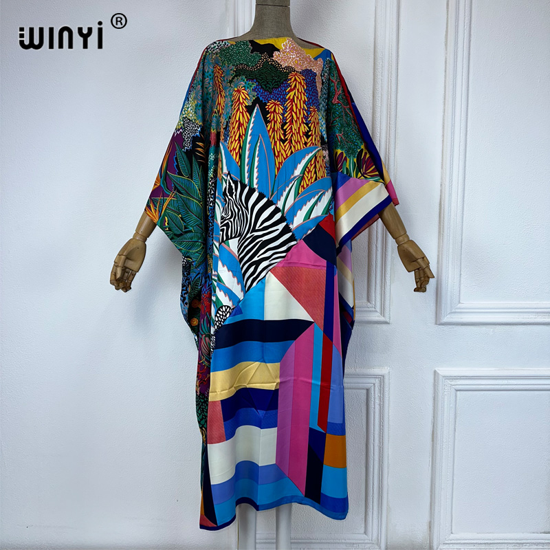 WINYI Nouveau Kaftan Imprimé d - Summer Evenings Clothing avis et prix