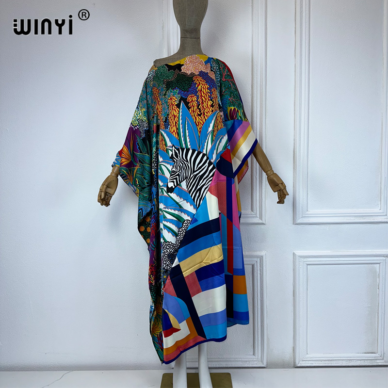 WINYI Nouveau Kaftan Imprimé d - Summer Evenings Clothing avis et prix