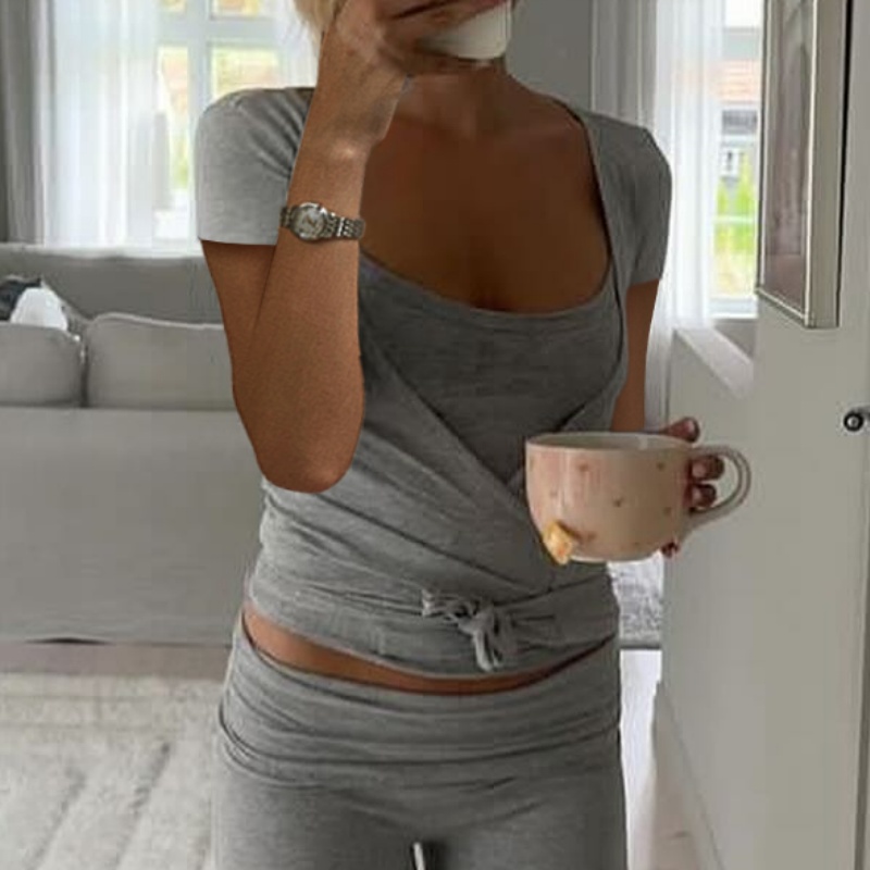 Chemises de Yoga décontractées - Tie Front Shirt avis et prix