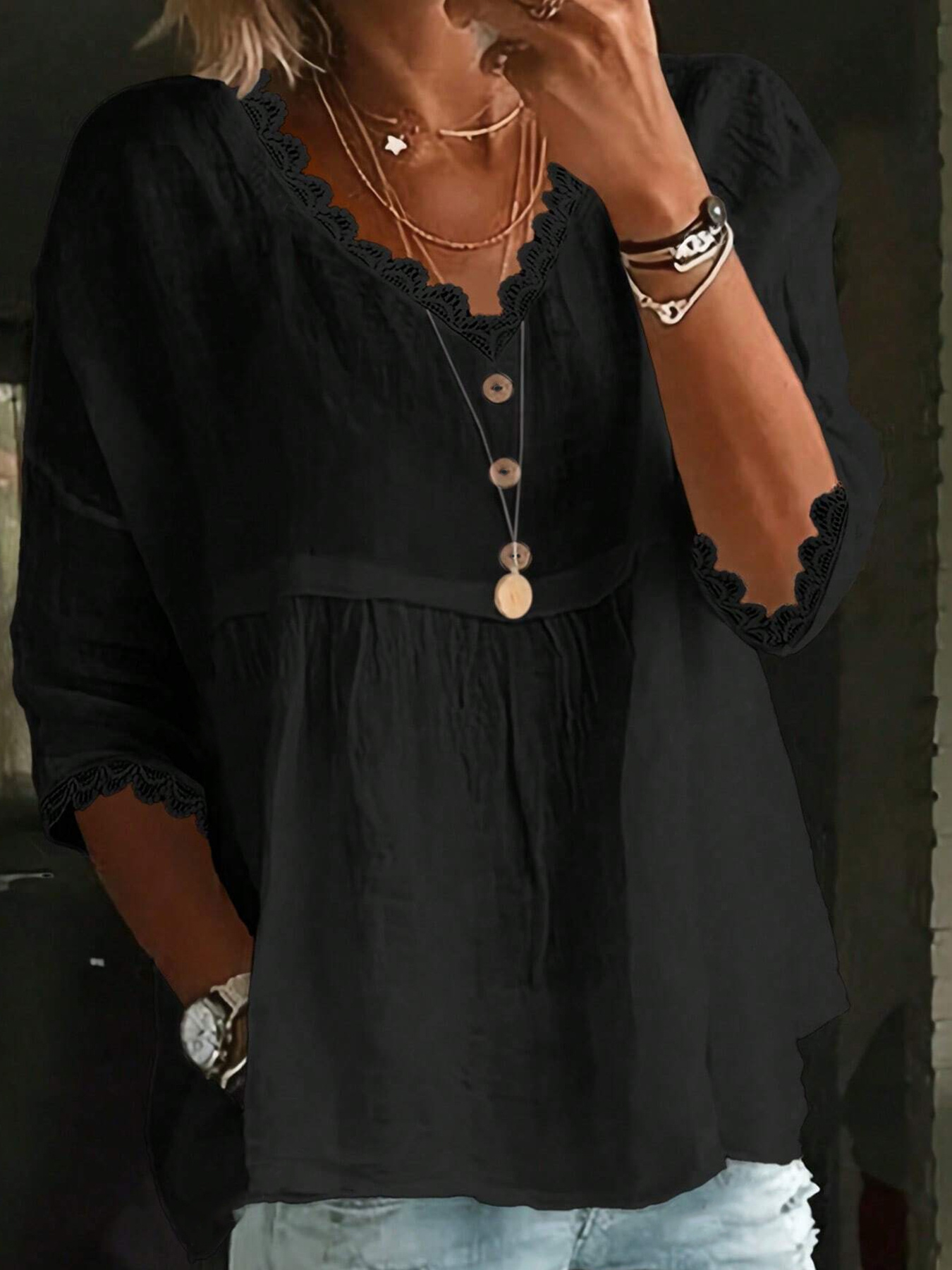 Chemise décontractée pour femm - Summer Clothing Modest avis et prix