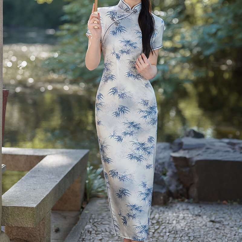 Yourqipao 2025 été Cheongsam j - Summer Evenings Clothing avis et prix