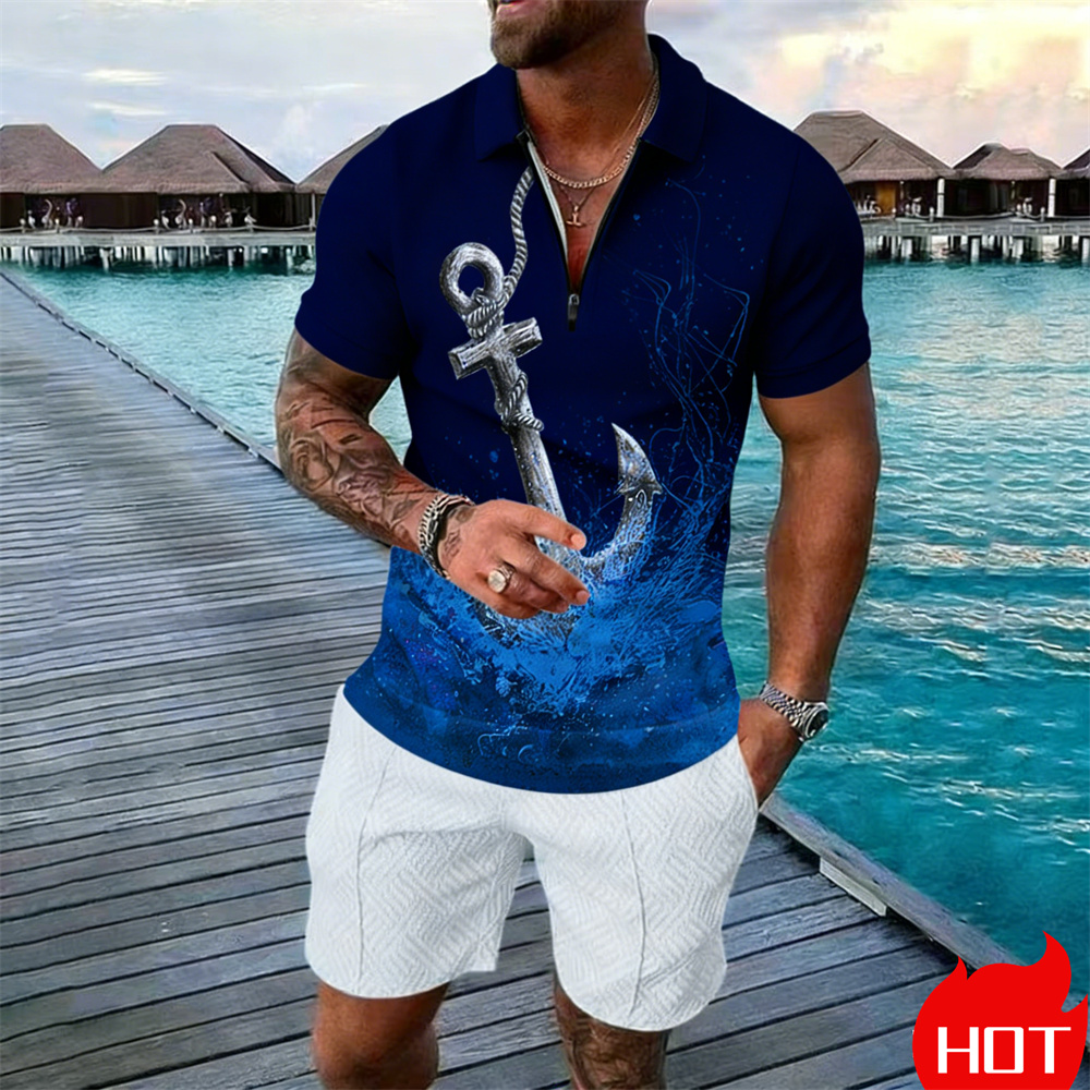 Ensemble polo homme été, impri - Summer Clothing Vacation avis et prix