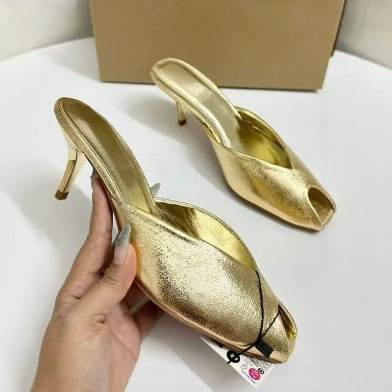 Escarpins de créateur dorés po - Summer Clothing Stores avis et prix