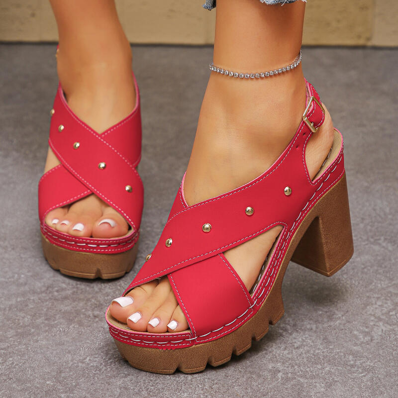 Vintage Super haut talon sangl - Summer Clothing Stores avis et prix
