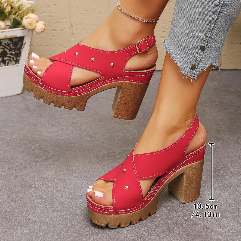 Vintage Super haut talon sangl - Summer Clothing Stores avis et prix
